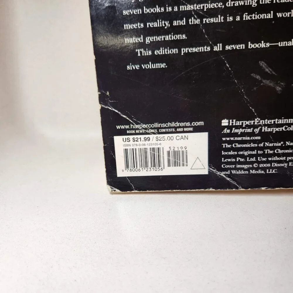 C.S. LEWIS BOOK BUNDLE THE LION WITCH WARDROBE CHRONICLES of NARNIA BOOKS Comes